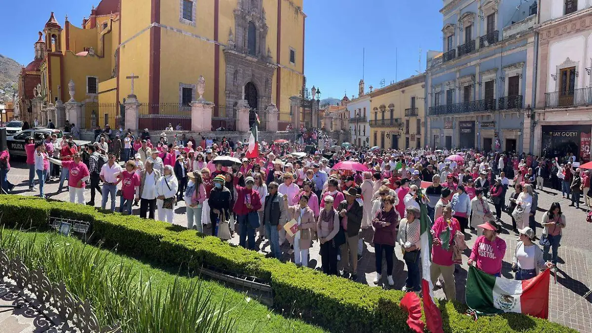 GUANAJUATO - LA CAPITAL SE UNE A LA MARCHA NACIONAL POR LA DEMOCRACIA